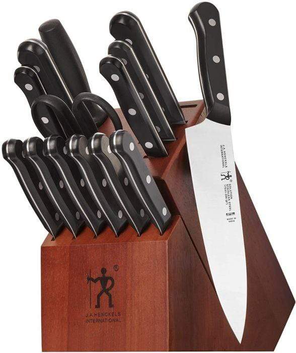 Kitchen &amp; Company Knife Block Set J.A. Henckels Block Set 15 pc Solution
