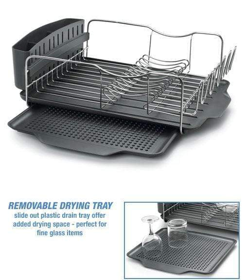Kitchen &amp; Company Dish Rack Polder ADVANTAGE 4 piece Dish Rack System