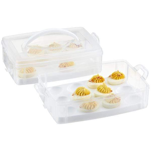 Kitchen &amp; Company Egg Container Snapware Snap n Stack Egg-tainer