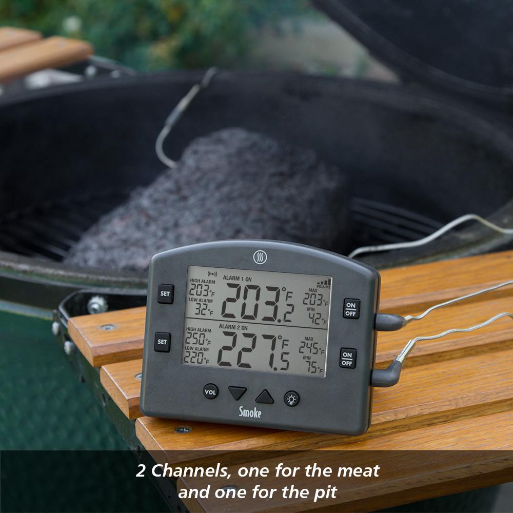 Thermoworks Smoke Dual-Channel Thermometer - Charcoal - Reading China &  Glass