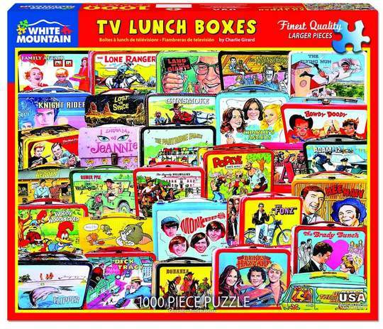 Kitchen & Company Puzzle TV Lunch Boxes, 1,000 Piece Puzzle