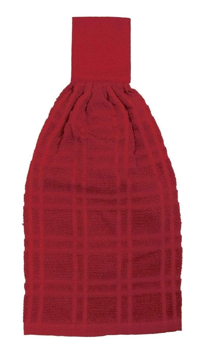 Ritz Kitchen Towel Ritz Kitchen Basics Solid Tie Towel - Paprika