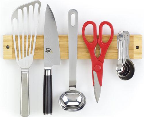 Better Housewares Knife Blocks & Storage Magnetic 13.5in Bamboo Holder