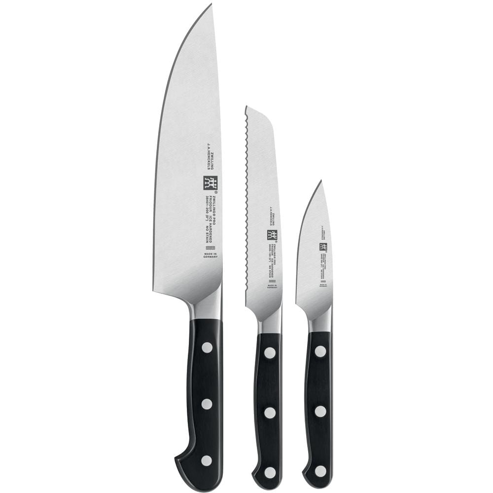 Zwilling J.A. Henckels Knife Sets Zwilling J.A. Henckels Zwilling Pro 3-piece Starter Set