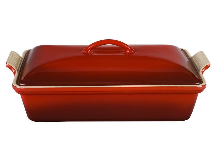 Autonomi det samme tynd Le Creuset 4 Qt Heritage Rectangular Covered Casserole - Cherry Red -  Reading China & Glass