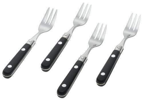 Le Prix Serveware Le Prix Stainless Steel Cocktail Fork, Black