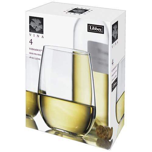 Libbey Wine Glass Libbey 17 oz Vina Stemless White Wine Glass (Set Of 4)