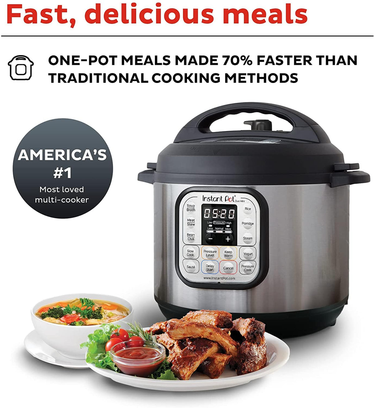 Libra Pressure &amp; Slow Cookers Instant Pot 6 Qt. Duo