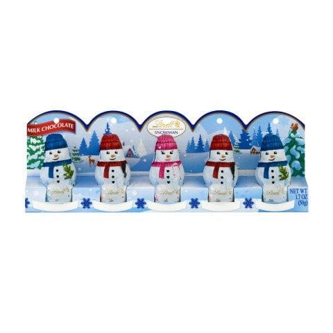 Lindt Lindt Holiday Snowman Milk Chocolate Mini 5 pack 1.7 oz.