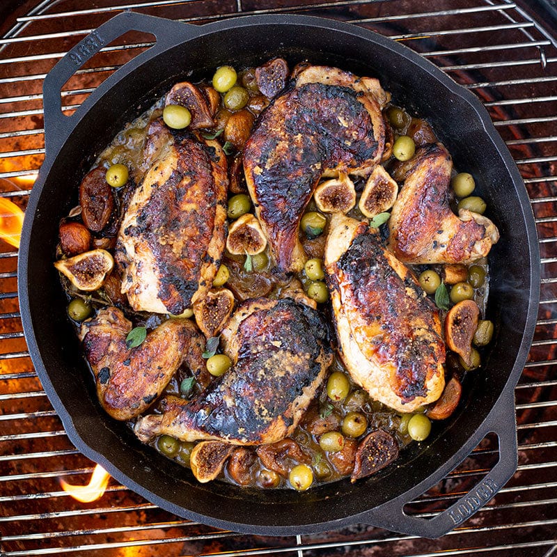 Lodge Cast Iron Cookware Lodge 13.25 Inch Dual Handle Pan