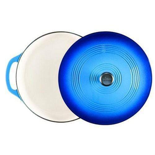 Lodge Cast Iron Lodge Color Enamel Cast Iron 3 qt. Covered Casserole - Caribbean Blue