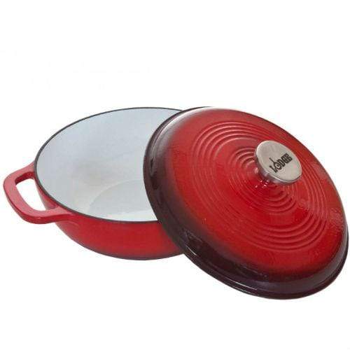 Lodge Dutch Oven Lodge Color Enamel Cast Iron 3 qt. Dutch Oven - Island Spice Red