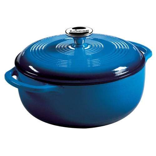 Lodge Dutch Oven Lodge Color Enamel Cast Iron 4.5 qt. Dutch Oven - Caribbean Blue
