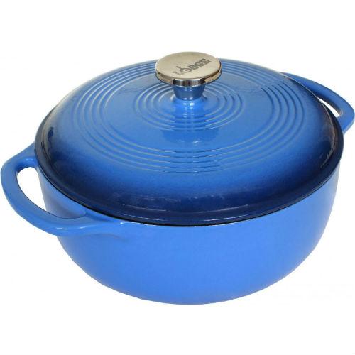 Lodge Dutch Oven Lodge Color Enamel Cast Iron 7.5 qt Dutch Oven - Caribbean Blue