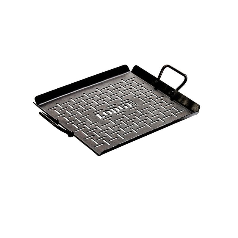 Lodge Pan Lodge Pre-Seasoned Carbon Steel Grilling Pan with Handles