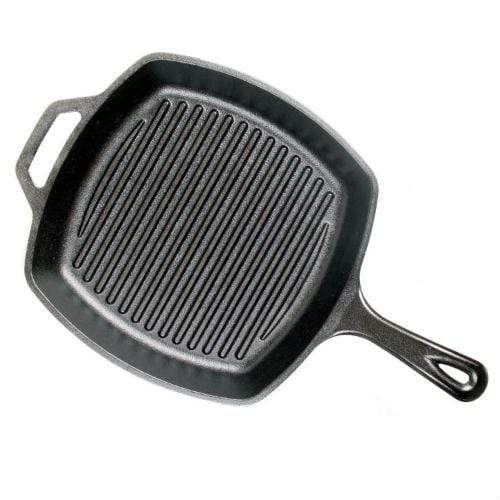 Lodge Cast Iron Pan Lodge Pro Logic Cast Iron 10.5&quot; Square Grill Pan