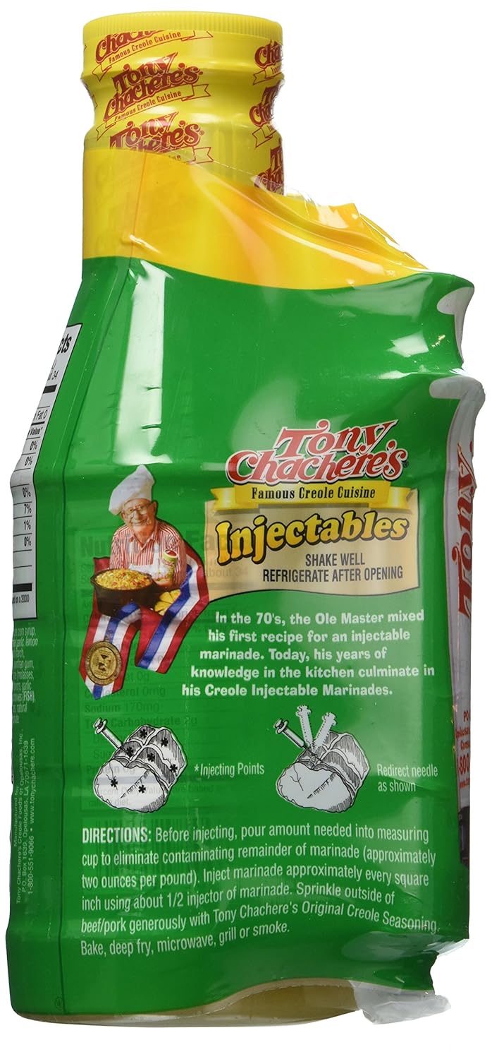 Tony Chachere's Marinades & Other Sauces Tony Chachere's Marinade Inj Garlic Herb 17 oz