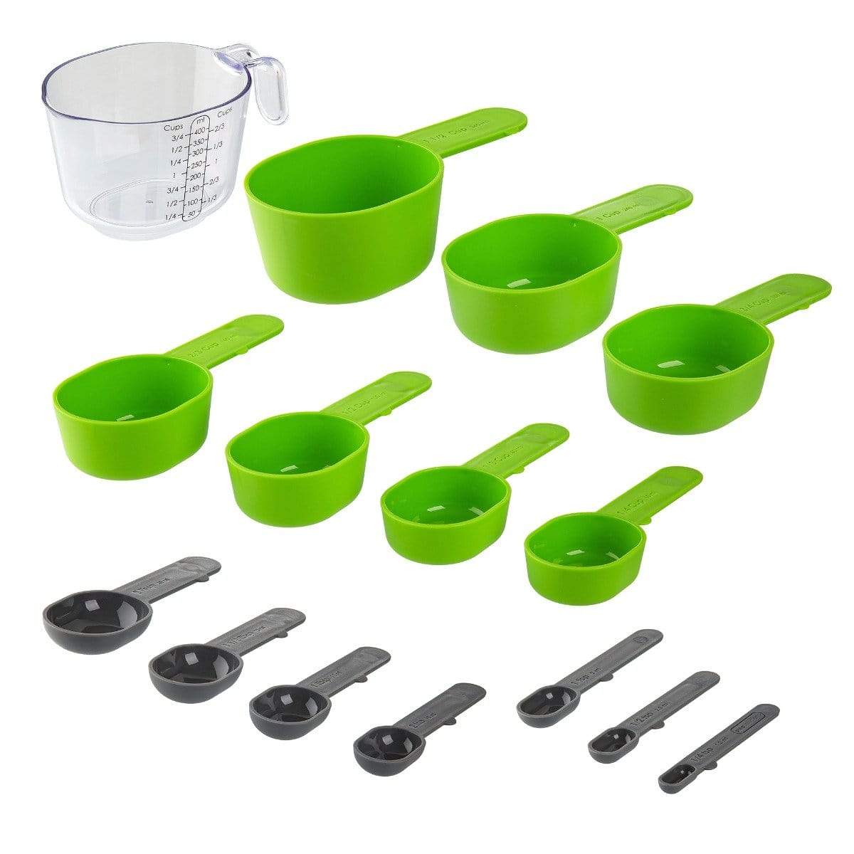 Progressive Measuring Cups & Spoons Progressive Prep Solutions 15 pc Magnetic Measuring Set