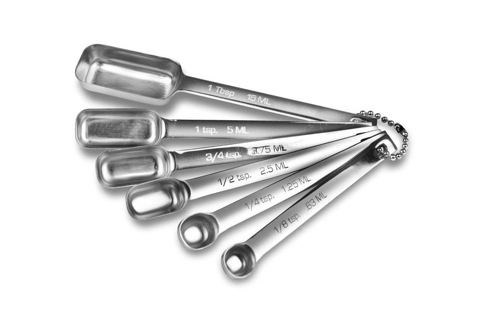 R.S.V.P Measuring Cups & Spoons RSVP 6 pc. Measuring Spoons