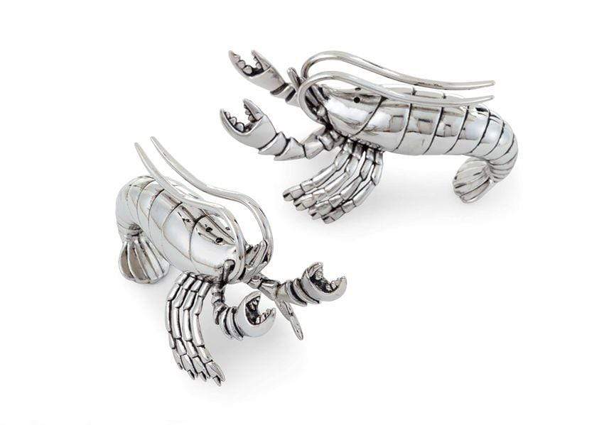 Mud Pie Shaker Mud Pie Metal Lobster Salt & Pepper Set