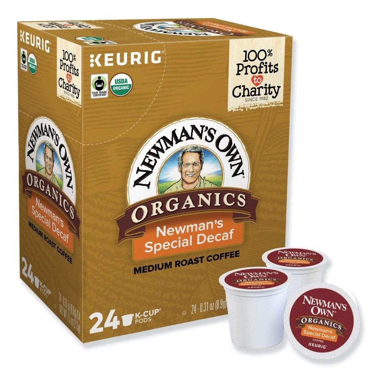 Newman&#39;s Coffee Newman&#39;s Own Organics Special Blend Decaf K-Cup Coffee