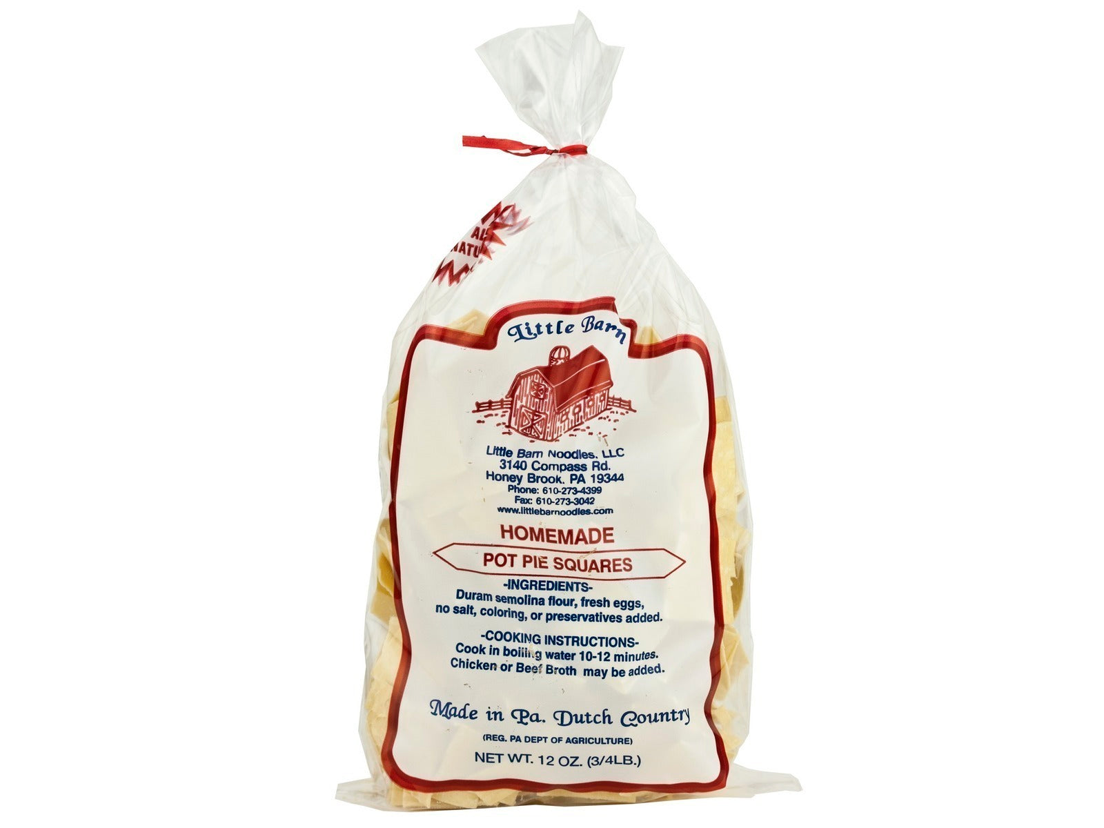 Dutch Valley Noodles Little Barn Pot Pie Squares 12 oz