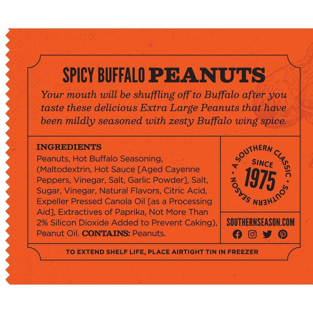 Southern Season Nuts Southern Season Spicy Buffalo Peanuts 9 oz
