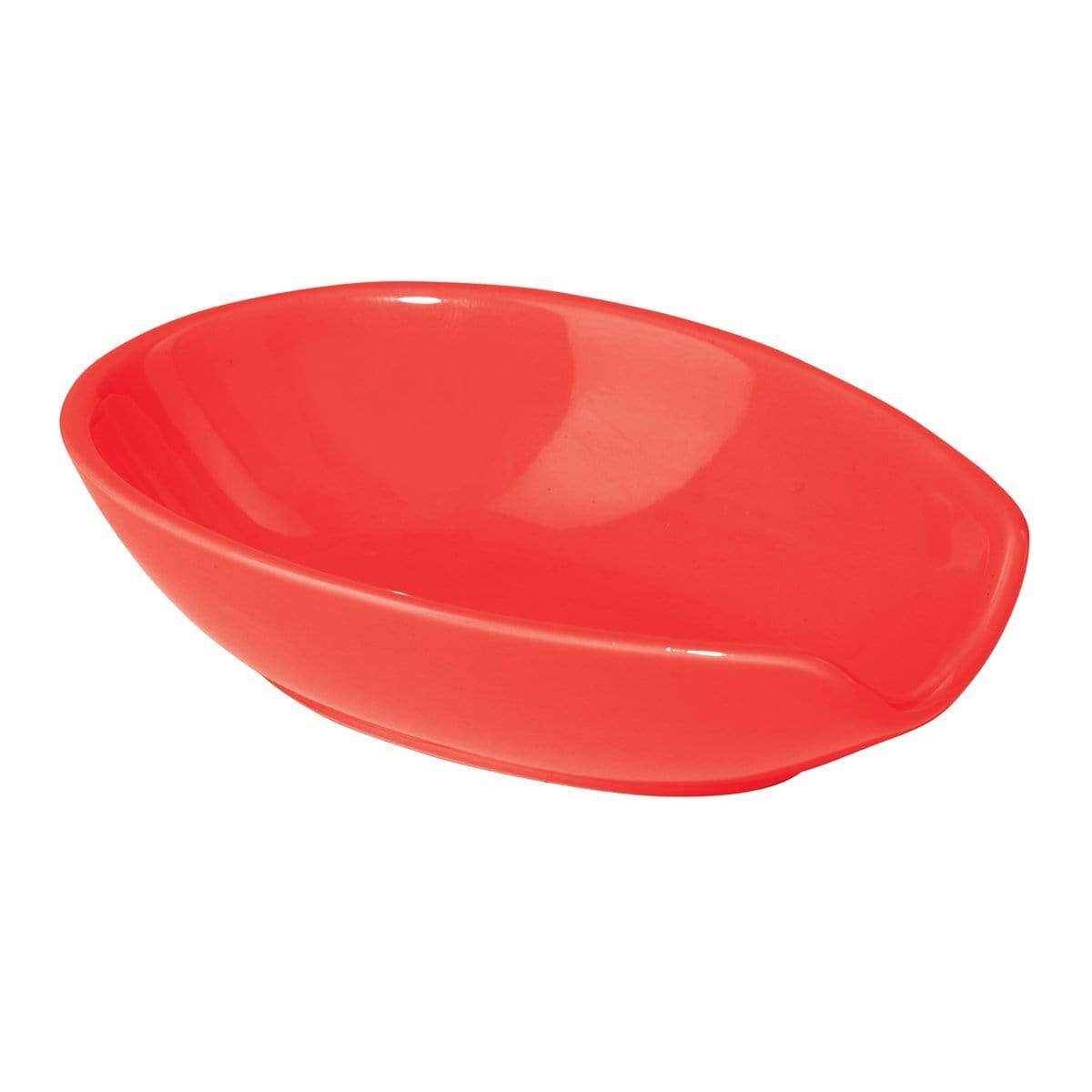 OGGI Recycling Containers Oggi Ceramic Spoon Rest, Red