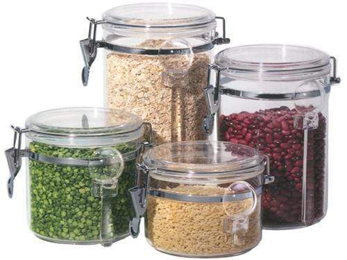 OGGI Canister OGGI Set of 4 Airtight Acrylic Canisters