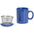 OmniWare Teaz Cafe Mug OmniWare Teaz Cafe 11oz Infuser Mug With Lid - Blue