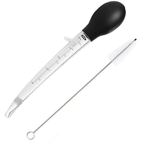 OXO Good Grips Angled Poultry Baster with Cleaning Brush - Reading China &  Glass
