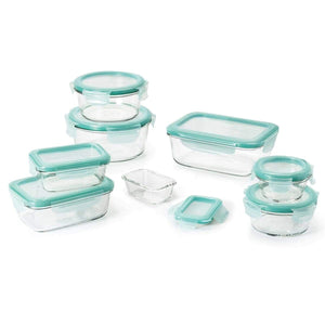 OXO Good Grips SNAP 8-Piece Round Glass Storage Set - Reading China & Glass