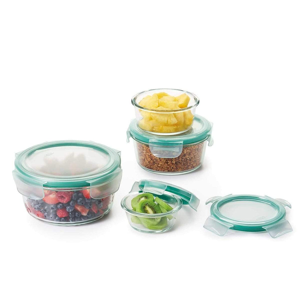 OXO Good Grips SNAP 8-Piece Round Glass Storage Set - Reading