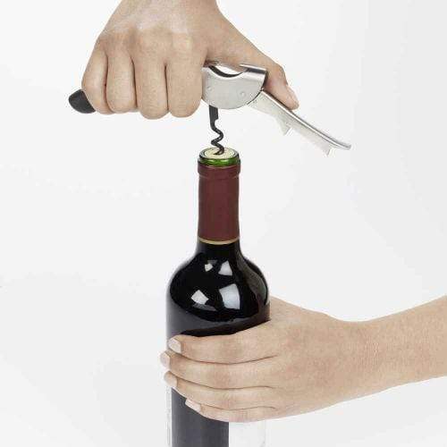 OXO Bottle Opener OXO SteeL® Double Lever Waiter&#39;s Corkscrew