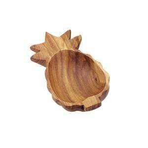 Pacific Merchants Bowl Pacific Merchants 10" x 4.5" Acacia Wood Pineapple Bowl