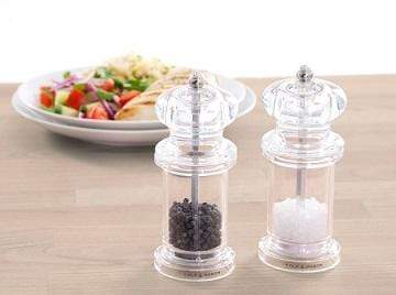 Cole & Mason Pepper & Spice Mills Cole & Mason Acrylic 5.5in Salt & Pepper Mill Set