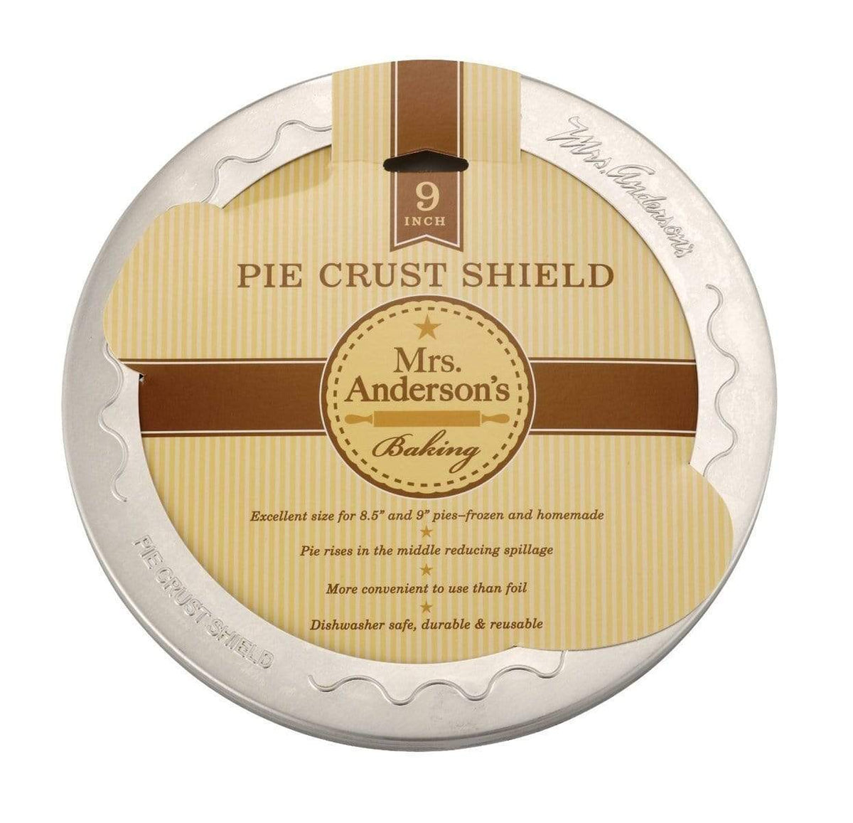 Mrs. Anderson's Pie Baking Tools Mrs. Anderson's 9in Pie Shield