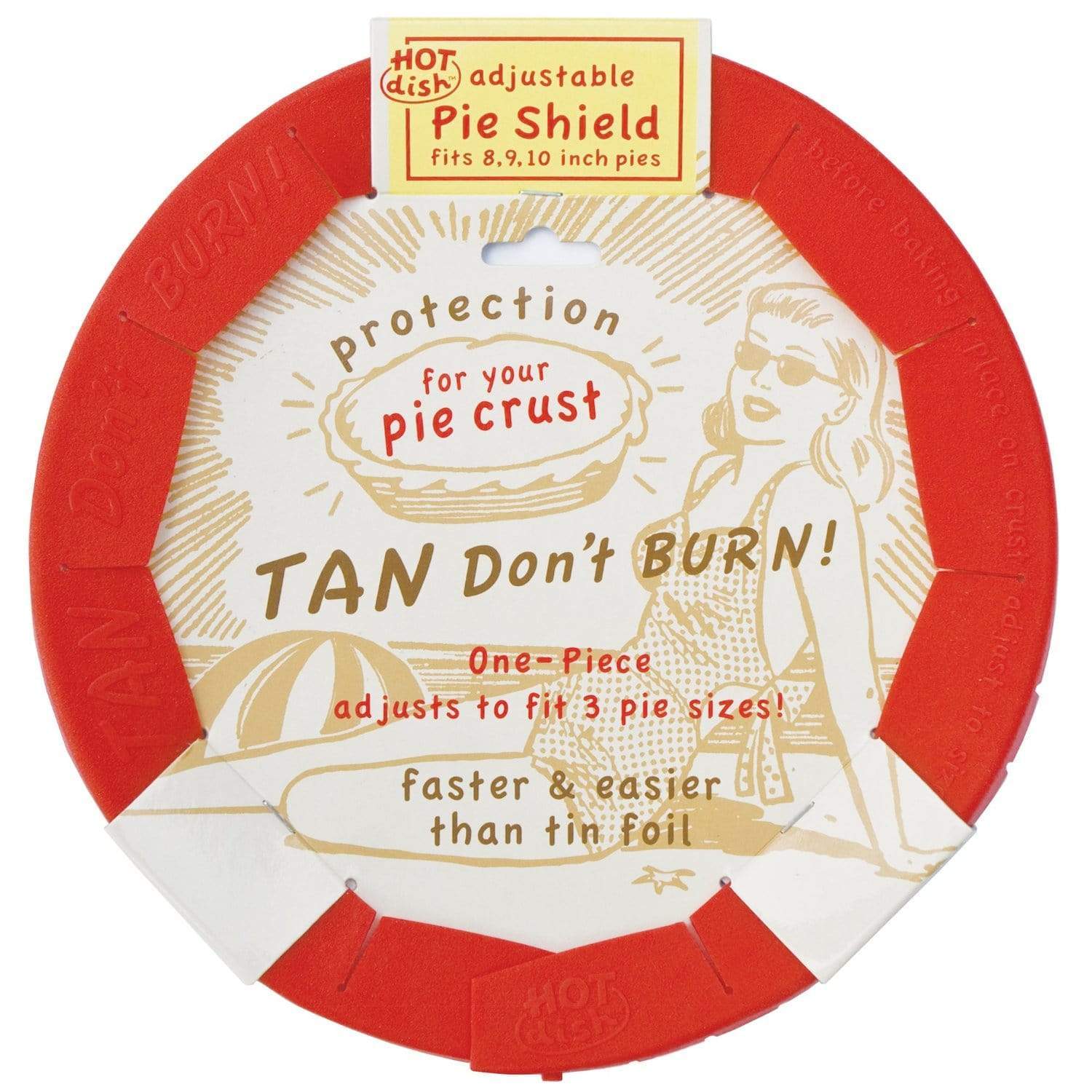 Talisman Designs Pie Baking Tools Talisman Designs Adjustable Silicone Pie Shield