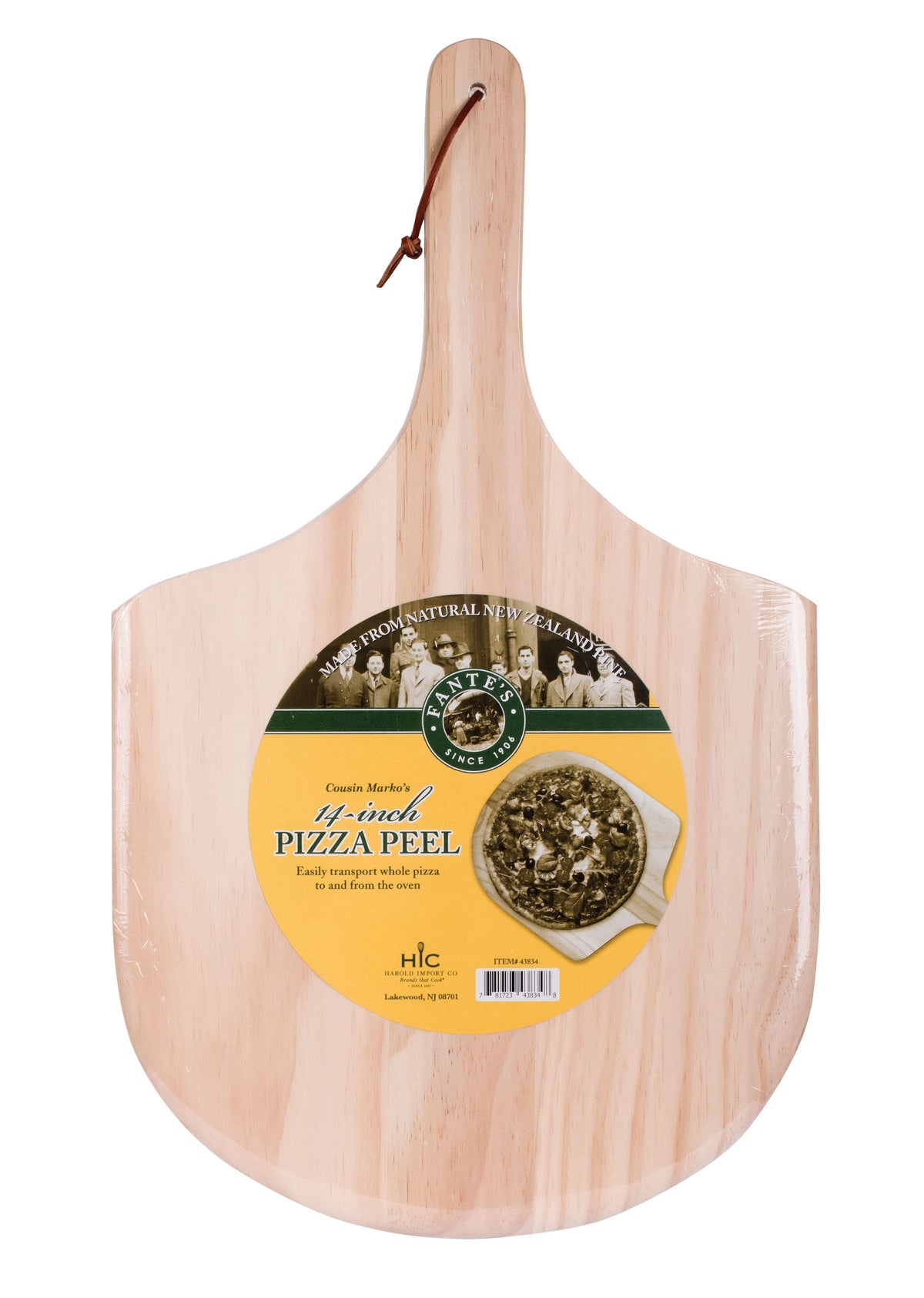 Harold Import Company Pizza Tools & Accessories Fantes Cousin Marko's 14 inch Pizza Peel