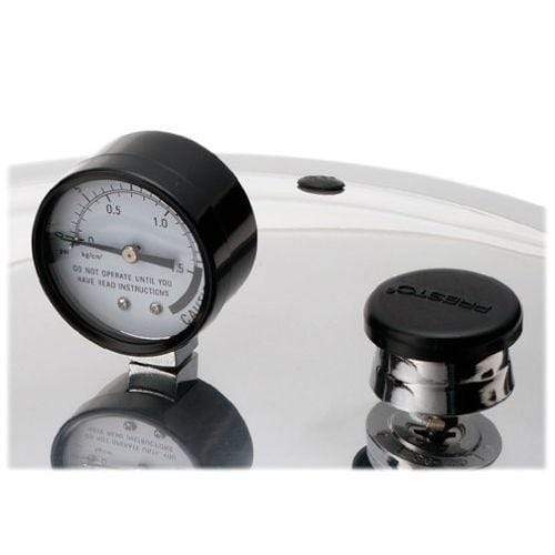 Pressure cooker canner presto 23 discount quart dial gauge air vent deluxe