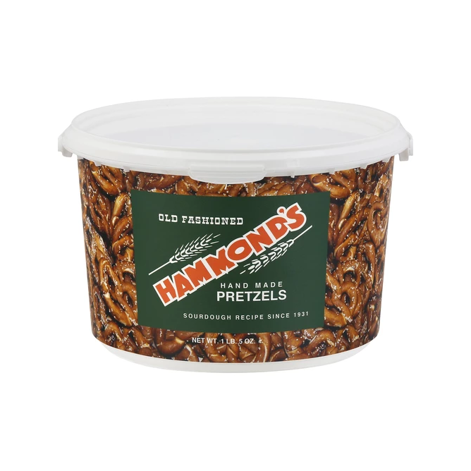 Hammond's Pretzels Hammond's Pretzel Tub 1lb 5oz