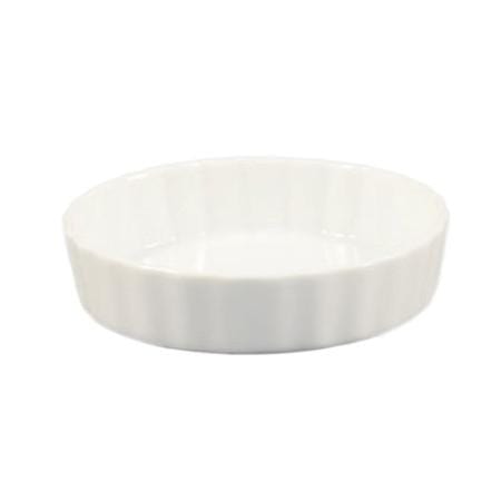 Kitchen & Company Ramekins & Souffles 7.5in Quiche Dish - White
