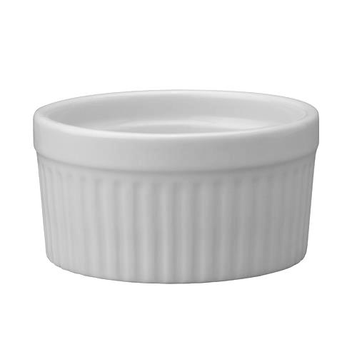 Harold Import Company Ramekins & Souffles HIC 8oz. Round Fluted Souffle Dish