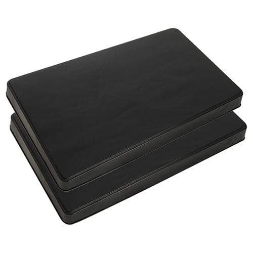Range Kleen Range Accessories Range Kleen Black Rectangle Burner Covers - Set Of 2