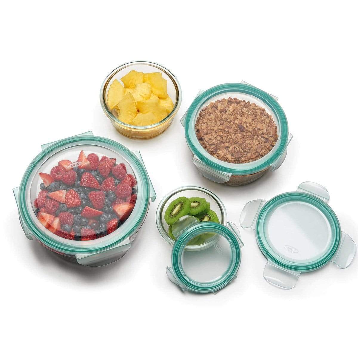 OXO Refrigerator & Wet Food Storage OXO Good Grips SNAP 8-Piece Round Glass Storage Set
