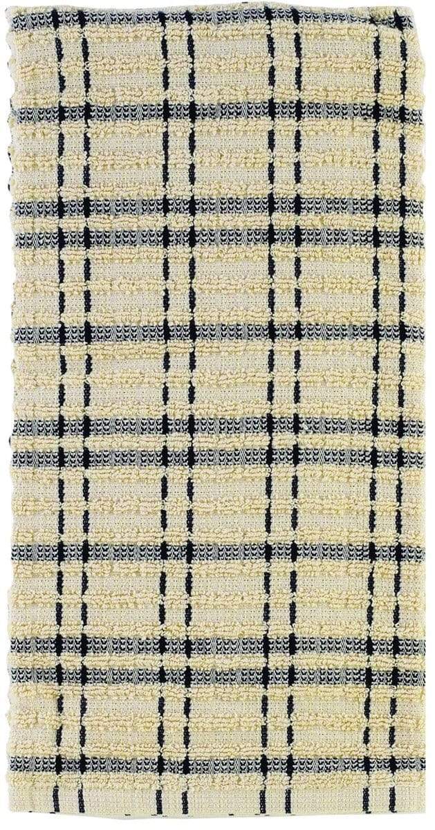 Ritz Kitchen Towel Ritz Royale Collection Check Kitchen Towel - Black