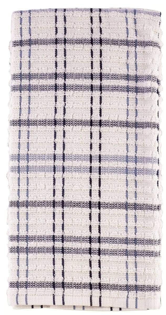 RITZ Terry Plaid Cotton Kitchen Towel and Dish Cloth Paprika Set