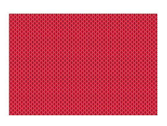 Ritz Tablecloth Ritz Textilene Placemat Red Woven Polyester 13''x19''