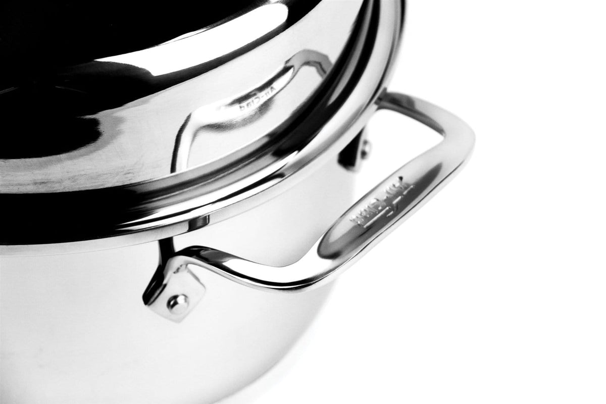 All-Clad Roaster & Broiler Pans All-Clad Stainless Steel Covered Oval Roaster with Rack