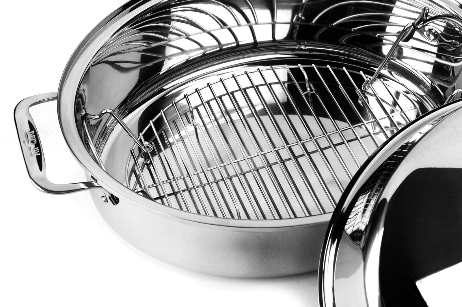 All-Clad Roaster & Broiler Pans All-Clad Stainless Steel Covered Oval Roaster with Rack